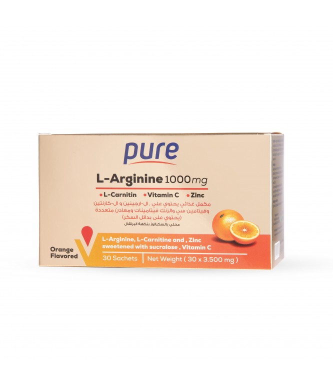 Pure L-Arginine Plus L-Carnitine - 30 Sachets