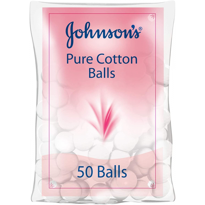 Johnson's Baby Pure Cotton Balls 50Pieces