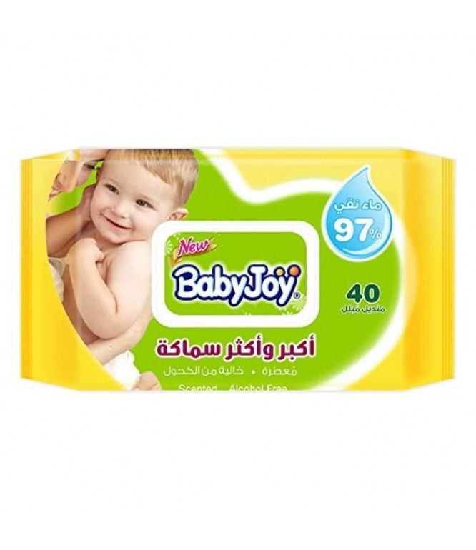 مناديل بيبي جوي سميكة 40 قطعة