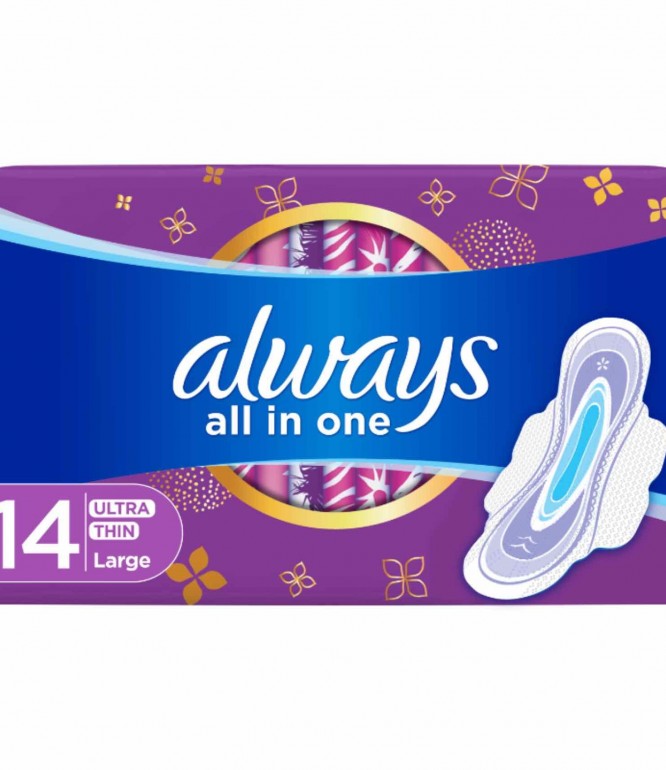 Always Ultra Diamond Normal Female Diaper 14's