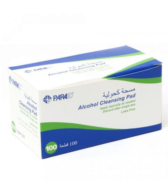 مسحة كحولية 100قطعة