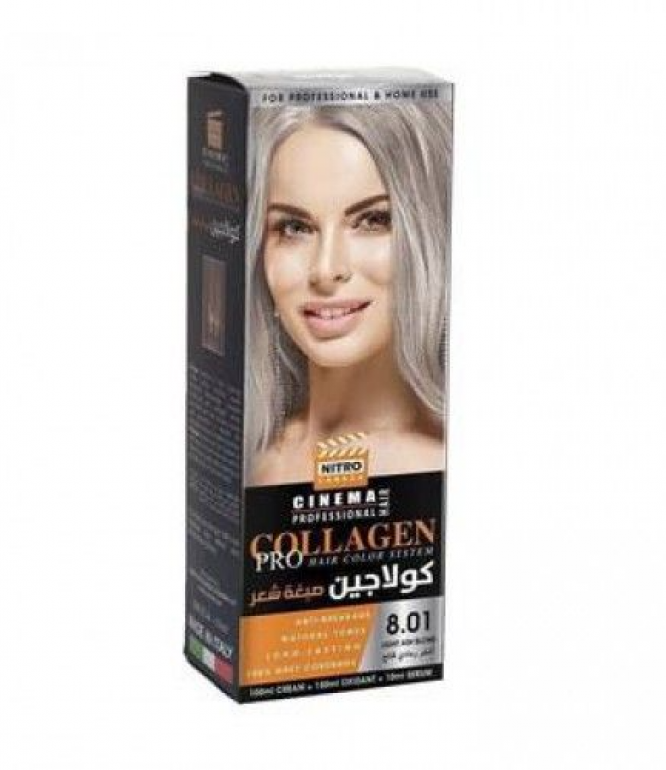 N&G Collagen Hair Color 8.01 Light Ash Blonde