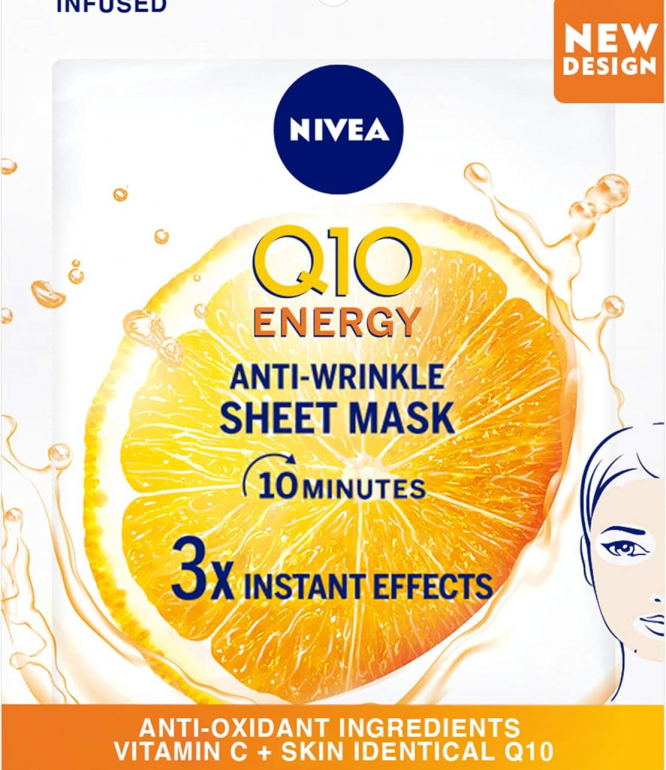 Nivea Q10 Plus Face Mask For Fine Lines and Wrinkles
