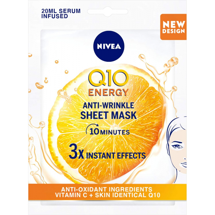 Nivea Q10 Plus Face Mask For Fine Lines and Wrinkles