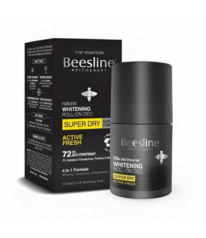 Beesline Whitening Roll-On Deo Active Fresh for Men 50 ml