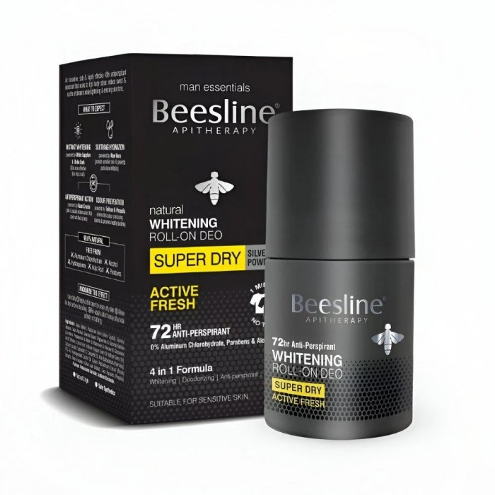 Beesline Whitening Roll-On Deo Active Fresh for Men 50 ml