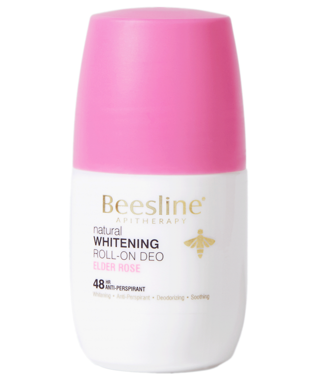 Beesline Roll-On Deodorant - Rose Scent - Whitening & 48-Hour Protection