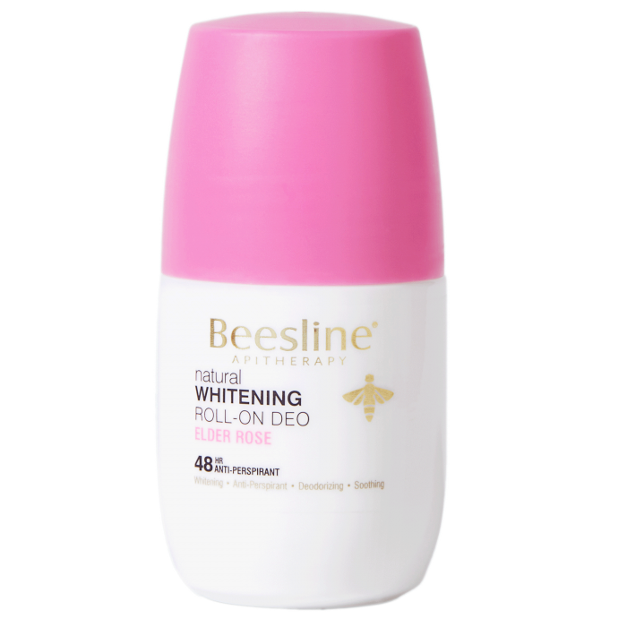 Beesline Roll-On Deodorant - Rose Scent - Whitening & 48-Hour Protection