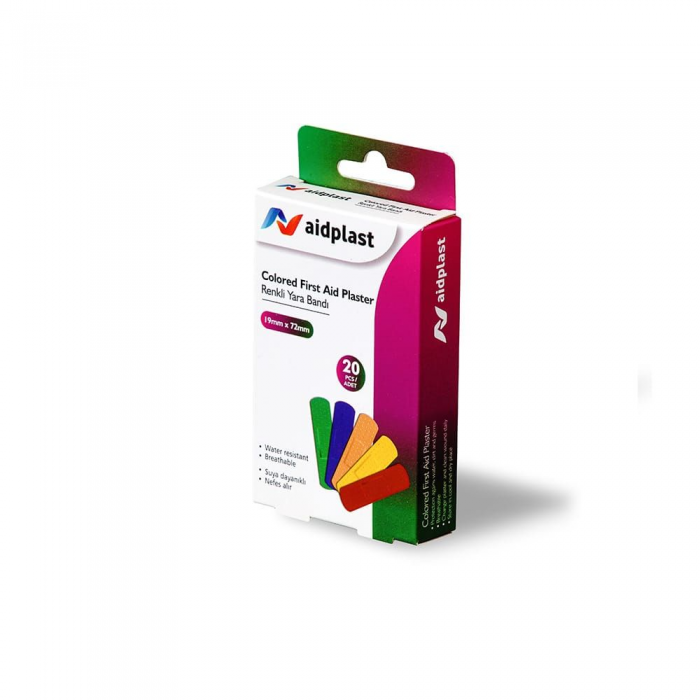 Aidplast Colored Plaster 20Pieces