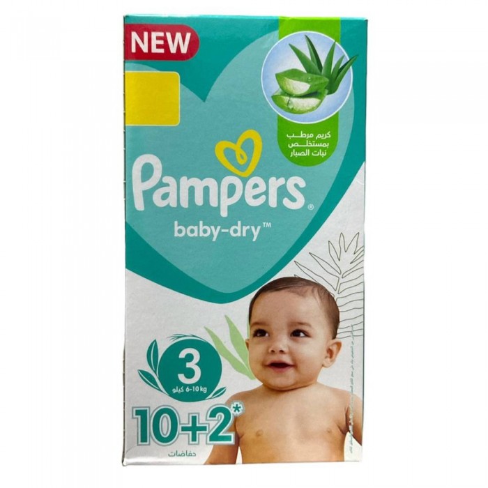 Pampers 3 Medium Baby Diaper 96's