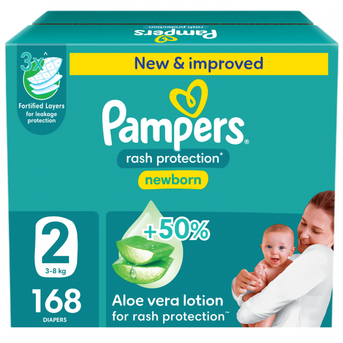 Pampers 2 - 168's 