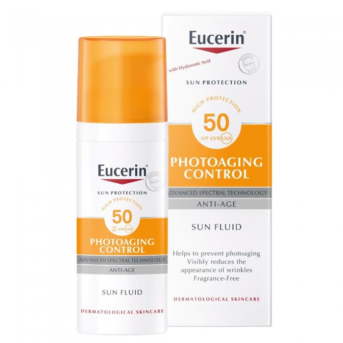 يوسيرين صن فلويد فوتوأيجنج كونترول SPF 50 بعامل حماية عالٍ 50 مل