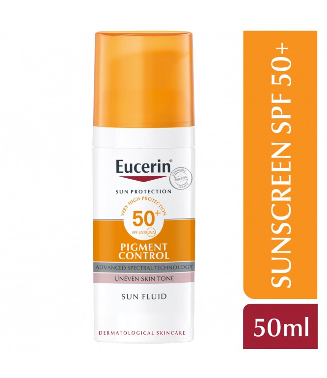 يوسيرين صن فلويد للتحكم بالتصبغات SPF 50+ للوجه بحجم 50 مل