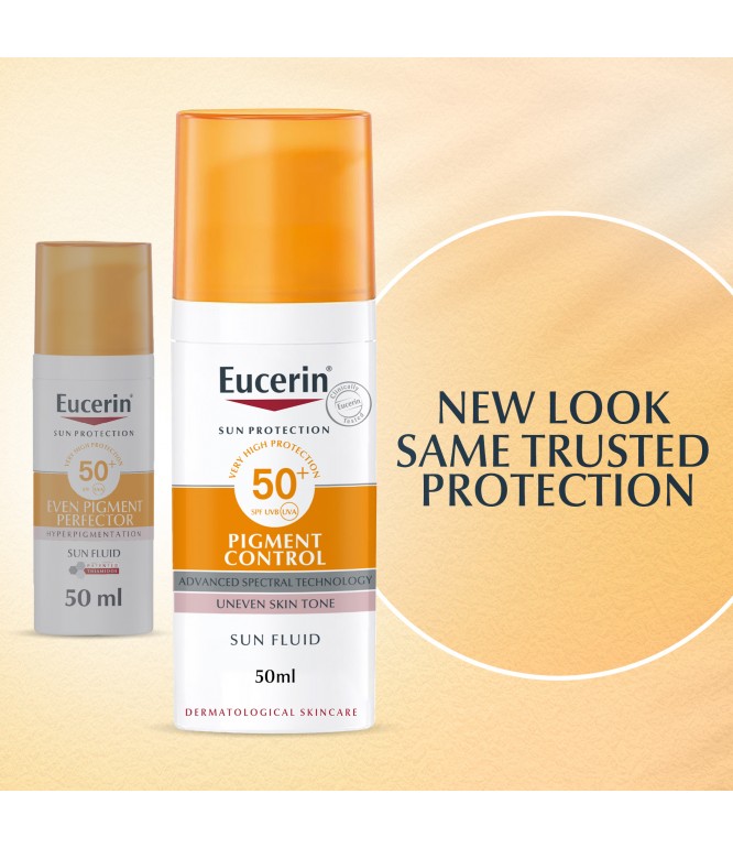 يوسيرين صن فلويد للتحكم بالتصبغات SPF 50+ للوجه بحجم 50 مل