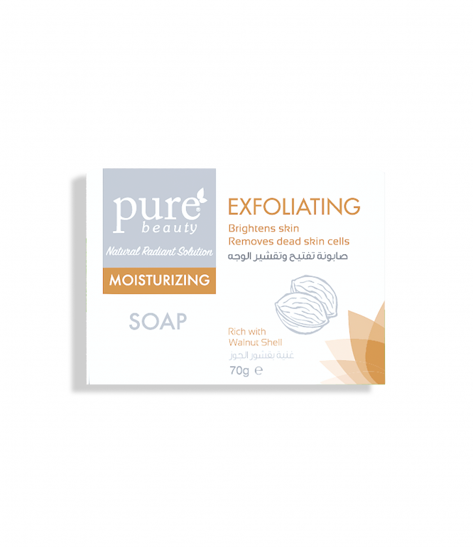 Pure Beauty Exfoliating Moisturizing Soap - 70GM