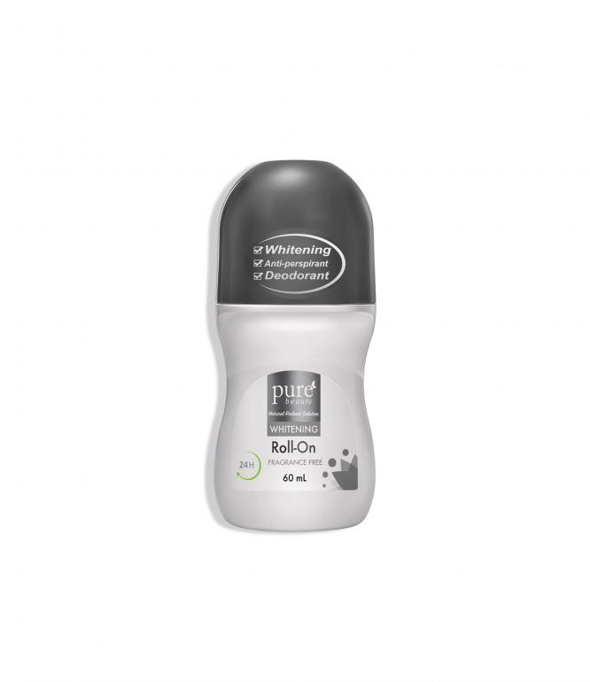 Pure Beauty Whitening Deodorant Roll-On Fragrance Free - 60ML