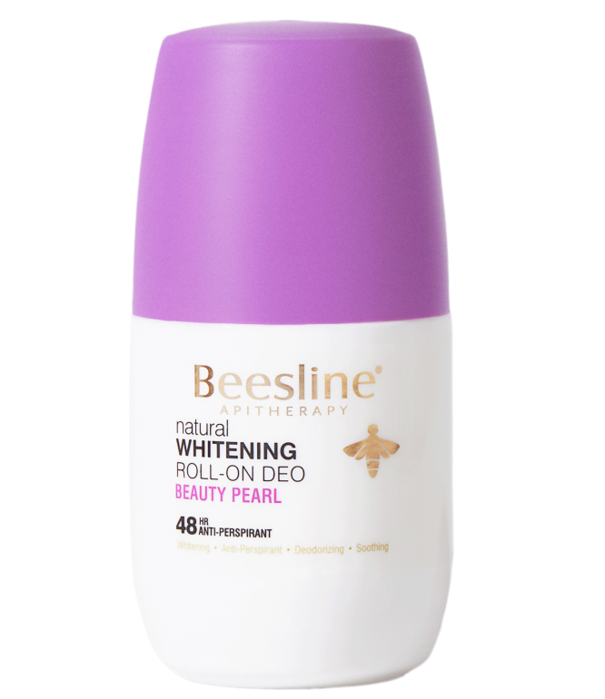 Beesline Whitening Roll On Deodorant 48hr Beauty Pearl 50ml 