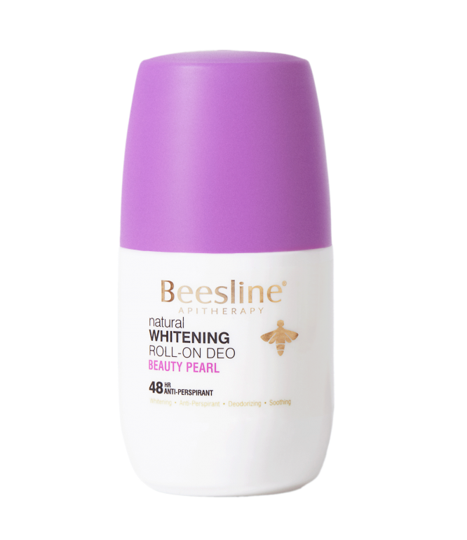 Beesline Whitening Roll On Deodorant 48hr Beauty Pearl 50ml 