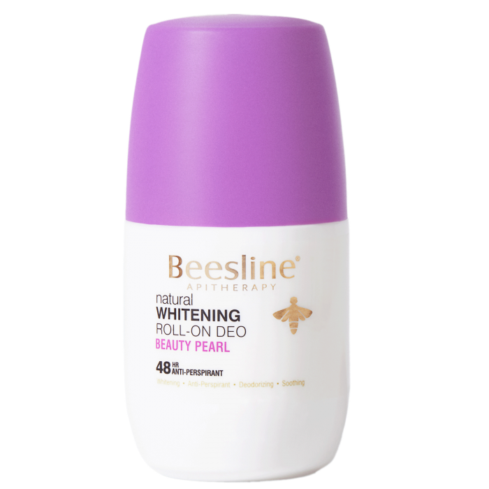 Beesline Whitening Roll On Deodorant 48hr Beauty Pearl 50ml 