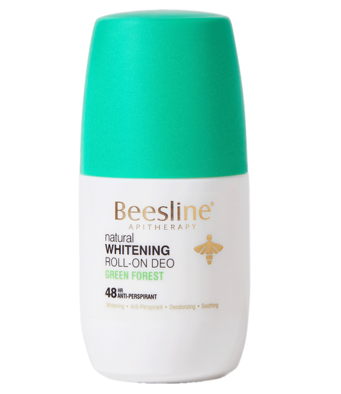 Beesline Whitening Roll On Deodorant 48hr Green Forest 50ml 
