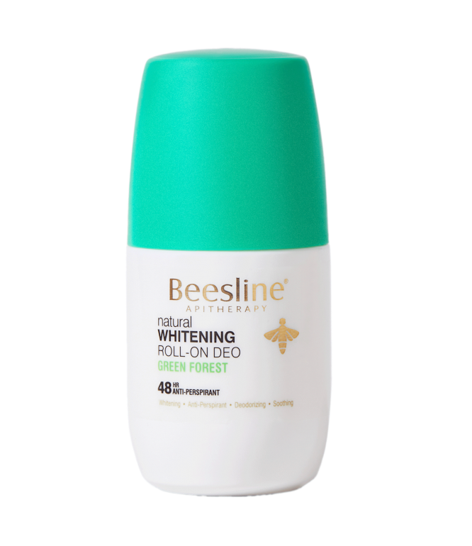 Beesline Whitening Roll On Deodorant 48hr Green Forest 50ml 