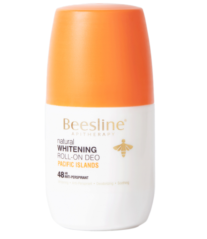 Beesline Pacific Islands Whitening Roll On Deodorant 48hr 50ml 
