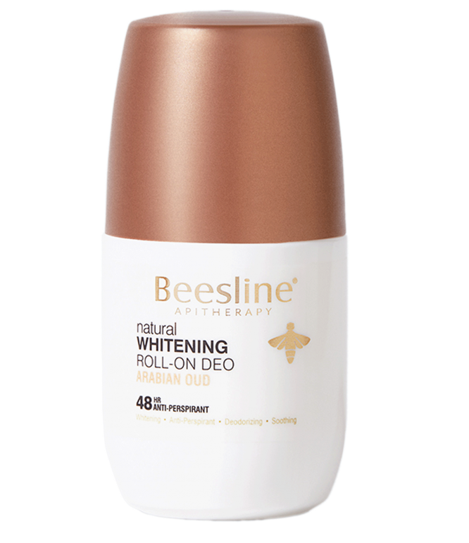 Beesline Whitening Roll On Deodorant 48hr Arabian Oud 50ml