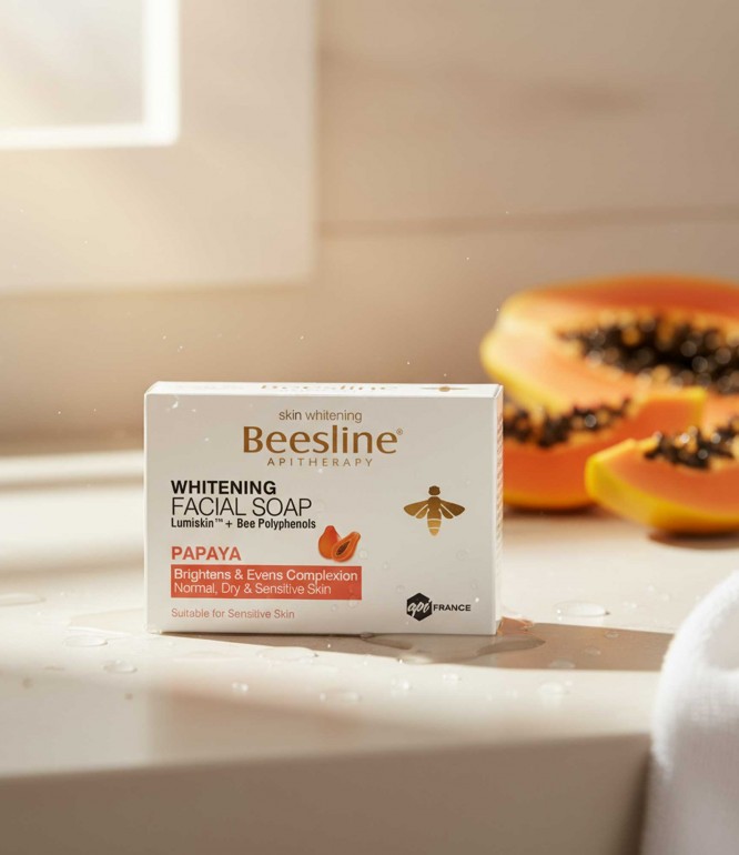 Beesline Whitening Facial Soap Papaya 85gm
