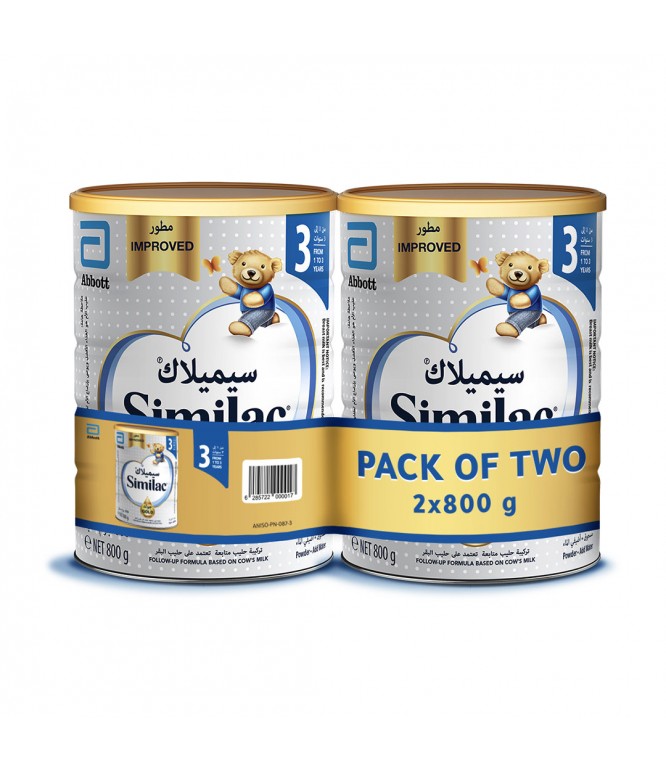 Similac Gold (3) Milk Formula 2X800 gm TWIN