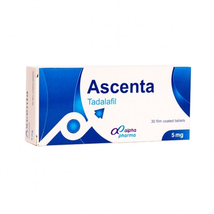 Ascenta 5 mg Tablets - 30 Tablets