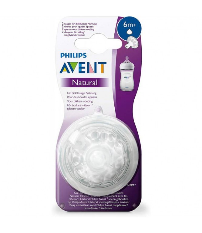 Avent Natural 2.0 Nipple 6-Month Plus