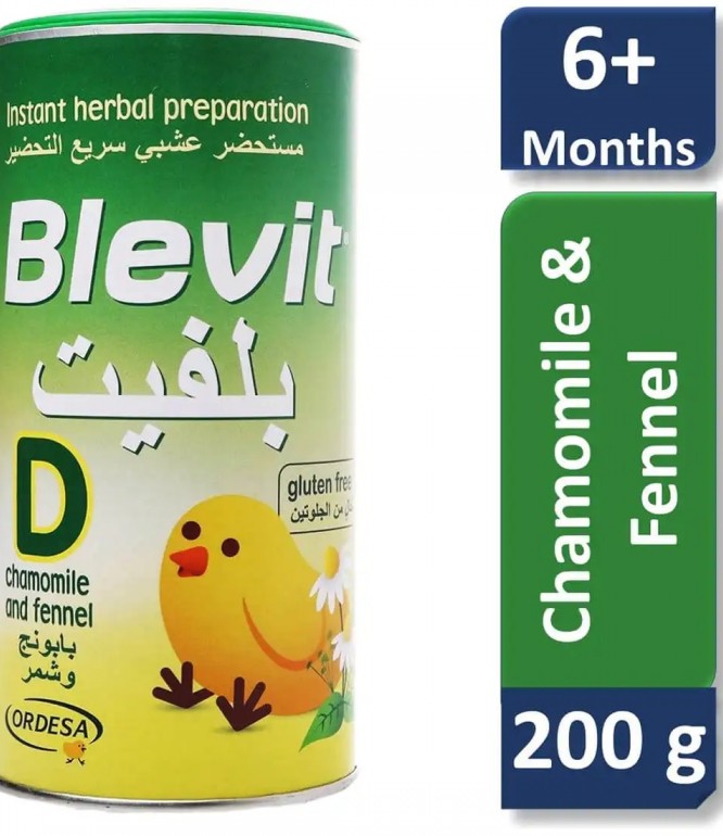 بلفيت دي شاي أطفال بالبابونج و الشمر 200 جم