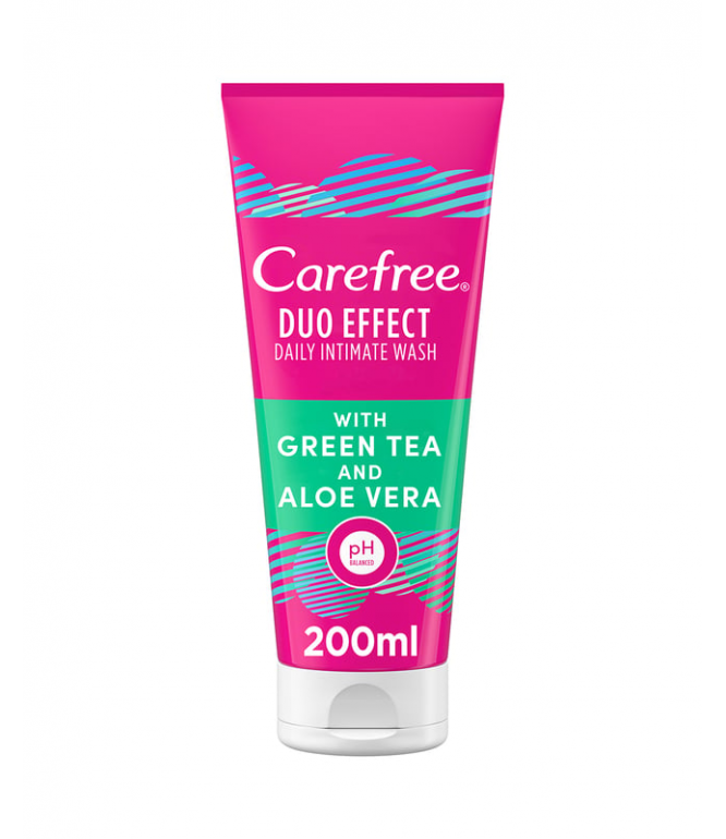 Care Free INT/Wash W/Green Tea &Aloe vera 200 ml 