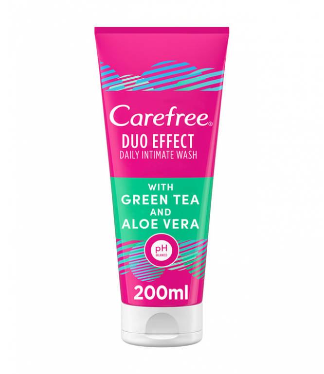 Care Free INT/Wash W/Green Tea &Aloe vera 200 ml 