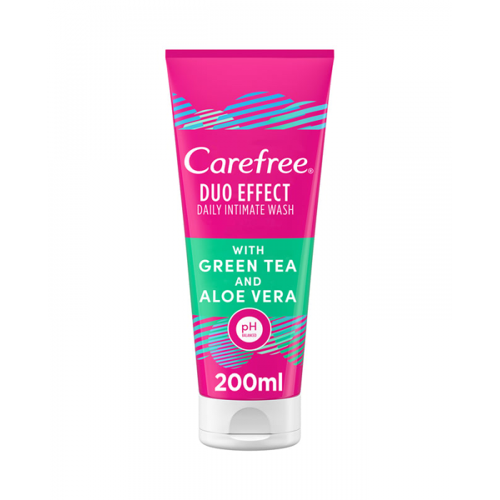 Care Free INT/Wash W/Green Tea &Aloe vera 200 ml 