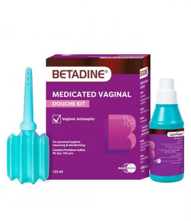 Betadine 10% W/V Vaginal Douche Kit 125 ml