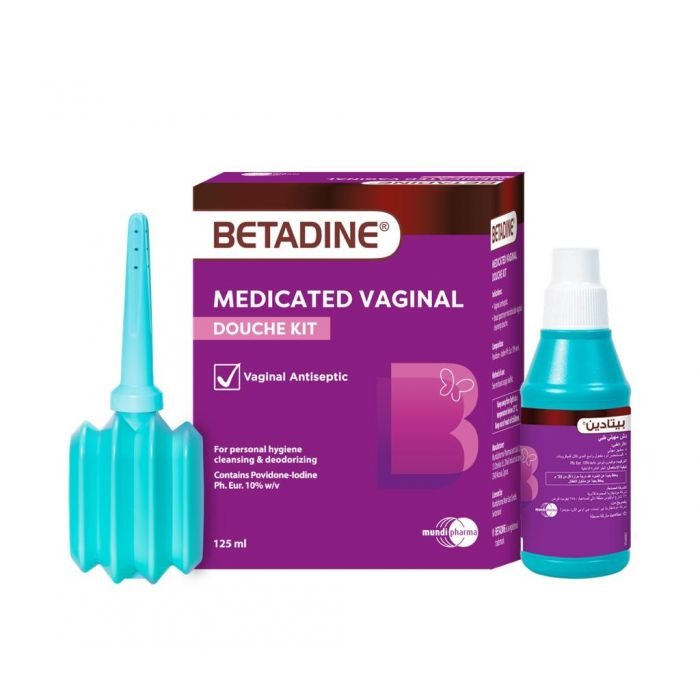 Betadine 10% W/V Vaginal Douche Kit 125 ml