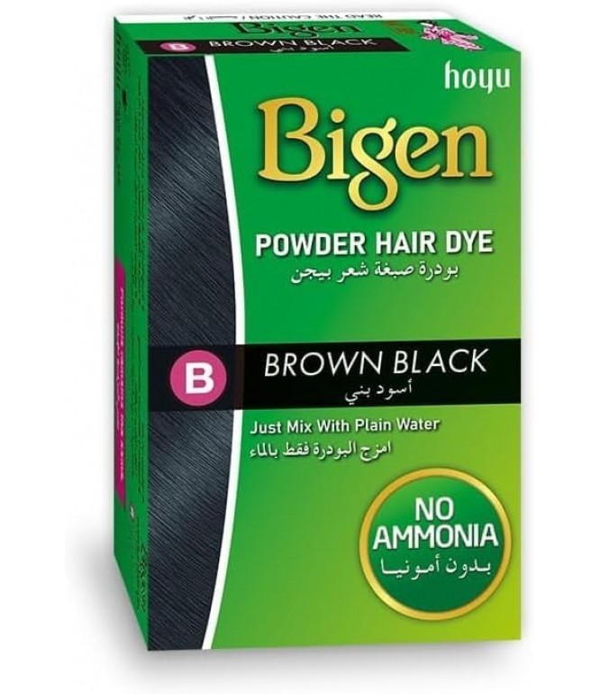 Bigen Powder Hair Colour Brown Black