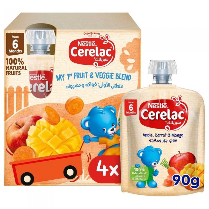 CERELAC PURE APPLE MANGO & CARROT 90GM