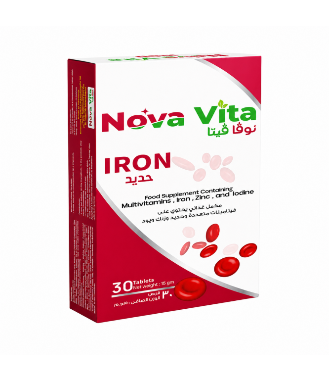 Nova Vita Iron Dietary Supplement 30 Tablets