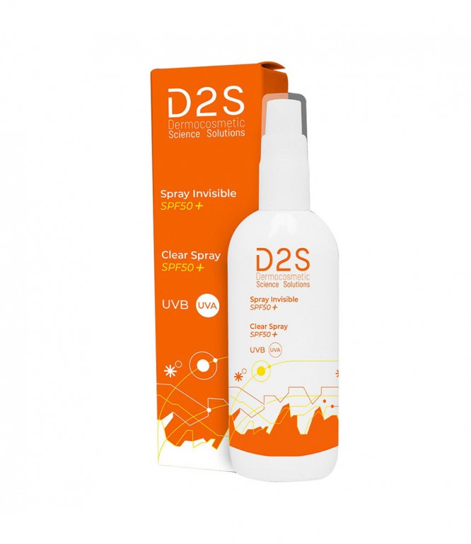 D2S Clear Sunscreen Spray SPF50+ – 125ml