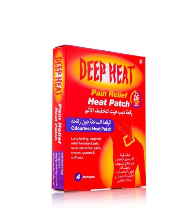 Deep Heat Pain Relief Patch - 4 Patches