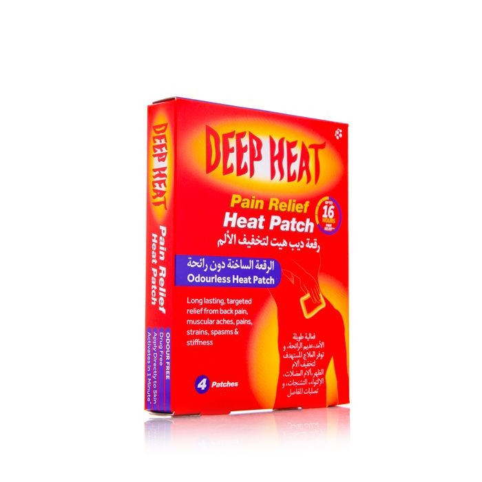 Deep Heat Pain Relief Patch - 4 Patches