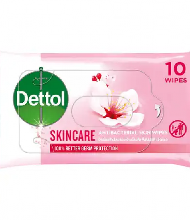 Dettol Wipes Skincare 10Pieces