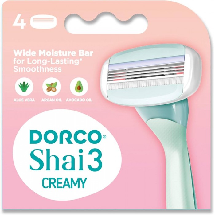 Dorco Razor Shai-3 Creamy 4'S