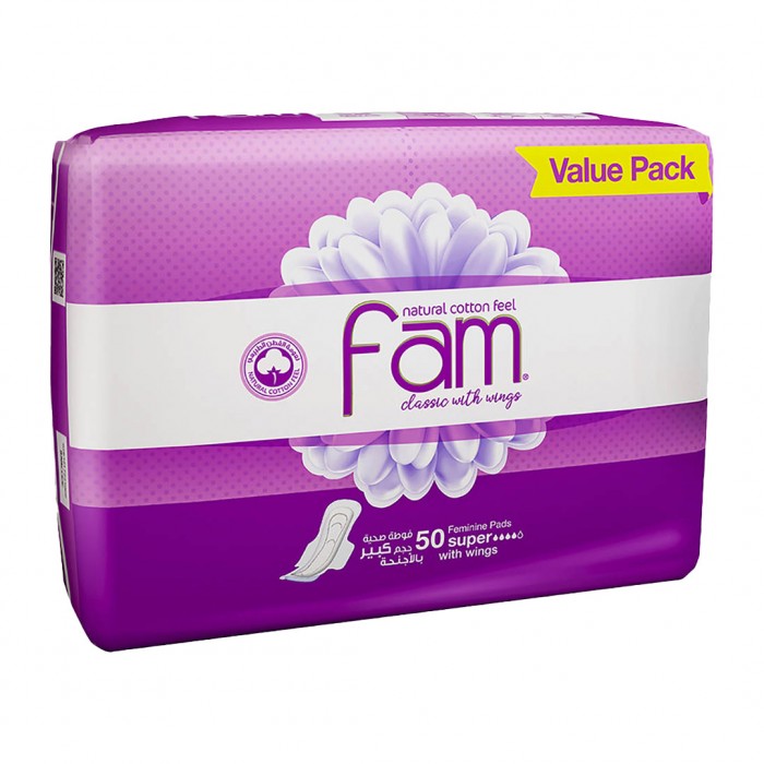 Fam Maxi Wings Female Diaper 50's