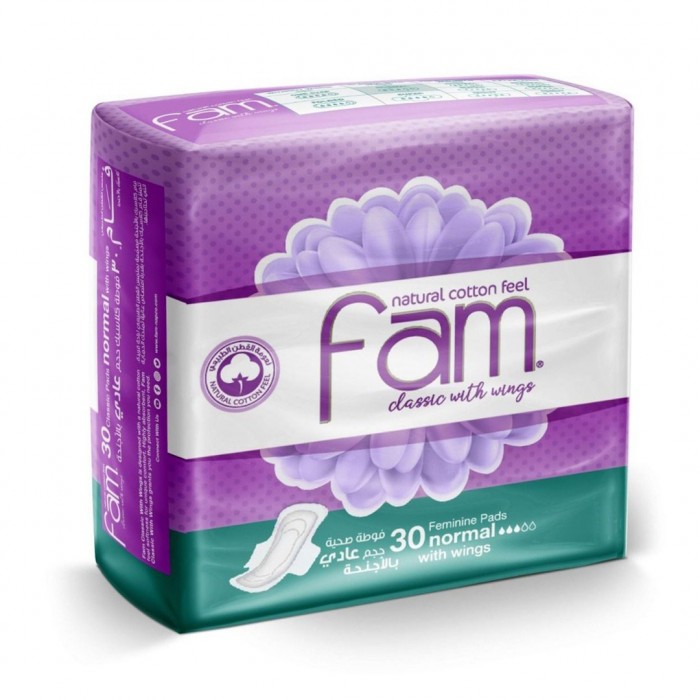 Fam Wings Normal Female Diaper 30's