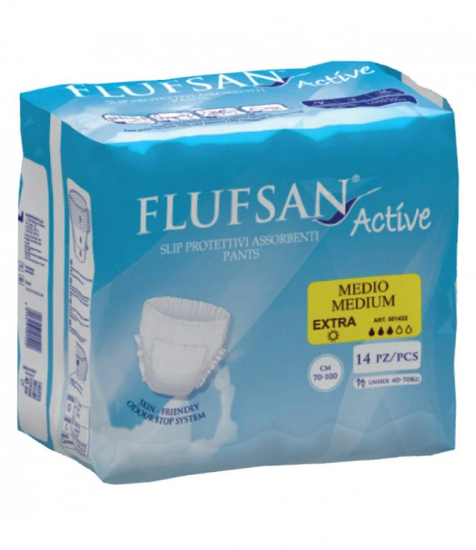 Flufsan Pants Medium Adult Diaper 14's
