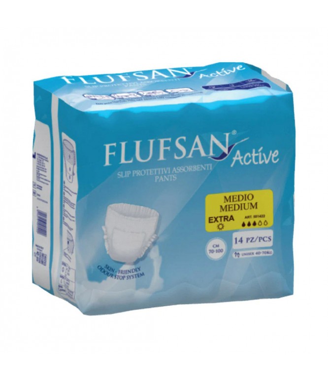 Flufsan Pants Medium Adult Diaper 14's
