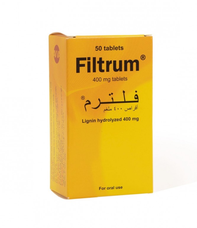 Filtrum 400 mg Tablets - 50 Tablets